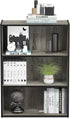 Furinno Pasir 3-Tier Open Shelf Bookcase, French Oak Grey...