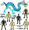 Army Men Knights Dragons Figurines Toy Soldiers Action Figures Playset with Accessories for Kids Boys Girls...