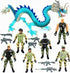 Army Men Knights Dragons Figurines Toy Soldiers Action Figures Playset with Accessories for Kids Boys Girls...