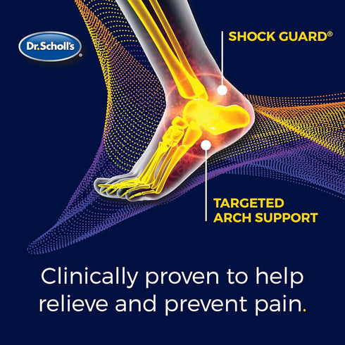 Dr. Scholl's Plantar Fasciitis Sized to Fit Pain Relief Insoles // Shoe Inserts with Arch Support for Men and Women, 1 Count...