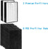 H126 Replacement HEPA Filter, Compatible with Levoit LV-H126, Includes 2 HEPA Filters and 8 Activated Carbon Pre-Filters Set, LV-H126-RF...