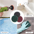 HARFINGTON 15pcs Drill Power Brush 5 inch Tile Scrubber Scouring Pads 150-240 Grit for Bathroom Kitchen Household Cleaning...