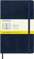 Moleskine Classic Notebook, Hard Cover, Large (5" x 8.25") Squared/Grid, Sapphire Blue, 240 Pages...