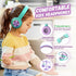 PowerLocus PLED Kids Bluetooth Headphones, Kids Wireless Headphones with LED Lights, 74/85/94dB Safe Volume, Micro SD, AUX Cable, Hi-Fi Stereo, Bu...