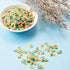 LiQunSweet 3500 Pcs Fake Pineapple Fruit Shape Slice Decoden Nohole Charms Handmade Polymer Clay Cabochons for Decorations DIY Cake Dessert Phone ...