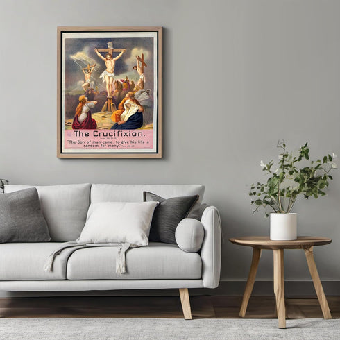 Posterizer 1 pcs-The crucifixion poster-Religious Posters-Gifts for Christians -Decor for Church, Sunday School Classroom- unframed wall art...