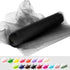 Black Tulle Fabric Rolls, 54 Inch by 10 Yards (30 ft) Tulle Ribbon for Wedding Party Decoration Sheer Fabric Spool Bolt, Ceiling Decor, Tutu Skirt...