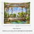 Shrahala Beautiful Tapestry, Waterfall Nature Scenery Landscape Wall Hanging Large Tapestry Psychedelic Tapestry Decorations Bedroom Living Room D...