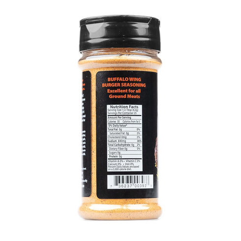 Hi Mountain | Gourmet Burger Seasoning | BUFFALO WING BLEND | Spicy, Tangy, & Salty Goodness with a Hint of Garlic | Ideal Hamburger Seasoning for...