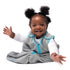 baby deedee Sleep Nest Fleece Baby Sleeping Bag, Gray Aqua, 0-6 Month...