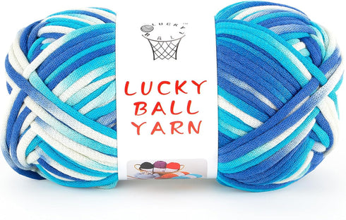 Yarn for Crocheting,100g Soft Yarn for Crocheting,Crochet Yarn for Sweater,Hat,Socks,Blankets(Blue White)......