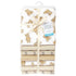 Little Treasure Hudson Baby Cotton Poly Flannel Receiving Blankets Multipack, Brown Teddy Bears, 30x30 inches...