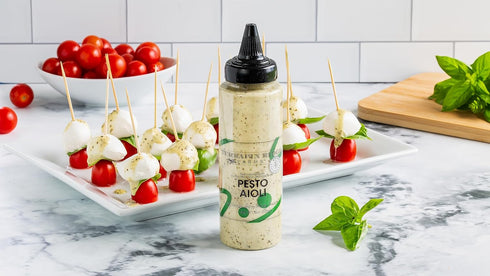 Terrapin Ridge Farms Pesto Aioli Garnishing Sauce - One 8 Ounce Squeeze Bottle...