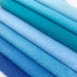 7Pcs Soft Felt Fabric Sheet DIY Craft Blue Series Felt Pack Sewing Nonwoven Patchwork Cotton Fabric Squares for Sewing, DIY Arts & Crafts (45x45cm...
