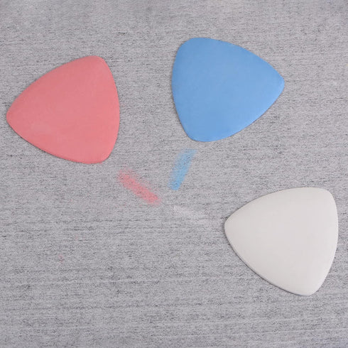 10pcs Tailors Chalk Triangle Sewing Chalk, Washable Fabric Marker with Plastic Storage Box for Crafting, Quilting, Sewing Supplies Accessories, Wh...