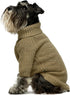 Fitwarm Thermal Knitted Dog Sweater Doggy Winter Coat Pet Clothes Doggie Turtleneck Jacket Puppy Outfits Cat Sweatsuit Sage Green X-Large...