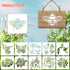 6 Inch Wildflower Stencils Reusable Spring Flower Stencils for Painting on Wood, 25 Pieces Floral Stencil DIY Craft Template for Painting on Furni...