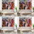Shrahala Jazz Band Tapestry, Jazz Singer Club Band Oil Painting Wall Hanging Large Tapestry Psychedelic Tapestry Decorations Bedroom Living Room D...