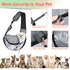 Cosmos Pet Dog Sling Carrier Breathable Mesh Pet Sling Bag Travel Pet Safe Carrier Hand Free Puppy Satchel with Padded Strap and Safety Rope for S...