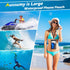 XL Large Waterproof Cell Phone Pouch 2-Pack: Underwater Clear Phone Holder Protector - Universal Water Proof Dry Bag Case with Neck Lanyard for iP...