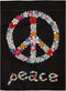 Double Sided Spring Peace Sign Flower Symbol Burlap Garden Flag Banner 12.5"x18" for Outdoor Home Garden Flower Pot Decor...