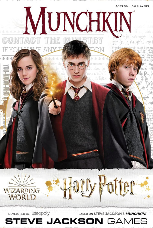 Munchkin Harry Potter Board Game | Officially Licensed Harry Potter Gift | Artwork from Harry Potter Movies | Collectible Steve Jackson's Munchkin...