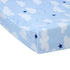 Carter's Take Flight Airplane/Cloud/Star Super Soft Changing Pad Cover, Blue, Navy, White,...