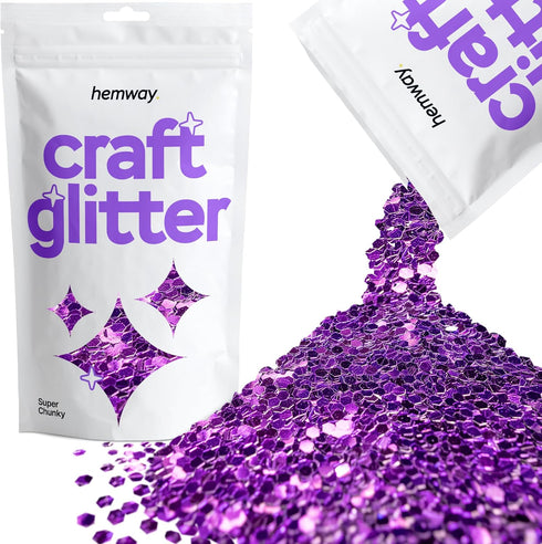 Hemway Craft Glitter 100g / 3.5oz Glitter Flakes for Arts Crafts Tumblers Resin Epoxy Scrapbook Glass Schools Paper Halloween Decorations - Super ...