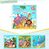LovesTown Magnetic Travel Puzzles Book, Animal Wooden Magnetic Puzzles for Toddlers Learning Magnetic Puzzles for Road Trip...