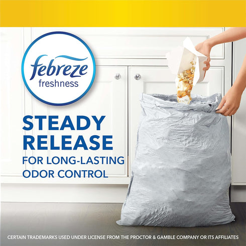 Glad Trash Bags, ForceFlex Tall Kitchen Drawstring Garbage Bags,13 Gal, Gain Original with Febreze, 80 Ct...