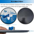 9 Inch Hand Radial Drywall Sander Tool with Interchangeable Center Hub 9 inch Disc Sander Blocking for Wall Cleaning and Polishing...