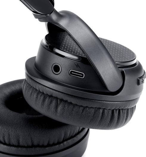 Amazon Basics Bluetooth Wireless On Ear Headphones with Microphone, 35 Hour Playtime, Foldable, One Size, Black...