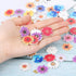 100 Pcs Wood Daisy Buttons 1 inch Flower Buttons for Craft Wooden Painted Buttons for Crafts 2 Holes Flower Shaped Buttons for DIY Crafts Multi-Co...