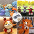 270PCS Safety Eyes and Noses, Black Plastic Eyes and Teddy Bear Nose with Washers for Doll Making for Crafts...