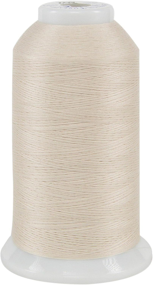 Superior Threads So Fine 3-Ply 50 Weight Polyester Sewing Thread Cone - 3280 Yards (Pearl)...