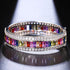 Women Amethyst Bracelets Garnet Ruby Blue Sapphire Tennis Bracelet Bridal Girl Girlfriend Jewelry...