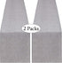 B-COOL Burlap Table Runner Gray Wedding Table Runners Roll Jute Fabric for Boho Crafts Holiday Farmhouse Dining Room Decor 2 Packs 13x108 Inch...