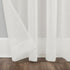 No. 918 Emily Sheer Voile Grommet Curtain Panel, 59" x 63", Eggshell Off-White...