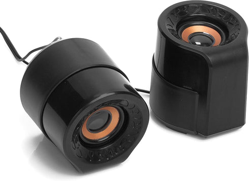 Frisby Audio FS-910 USB Powered Computer Desktop PC Laptop 2.0 Stereo Speakers w/Volume Control, Black...
