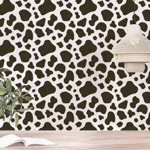 NBEADS Cow Spots Stencil, Reusable Plastic Stencils Square DIY Craft and Painting Wall Stencils 11.8×11.8 Inch for Painting on Wood Canvas Paper F...