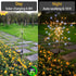JJGoo Solar Garden Lights Solar Firework Lights, 2 Pack 120 LEDs 2 Lighting Modes Solar Lights Outdoor Waterproof for Patio Walkway Pathway Party ...