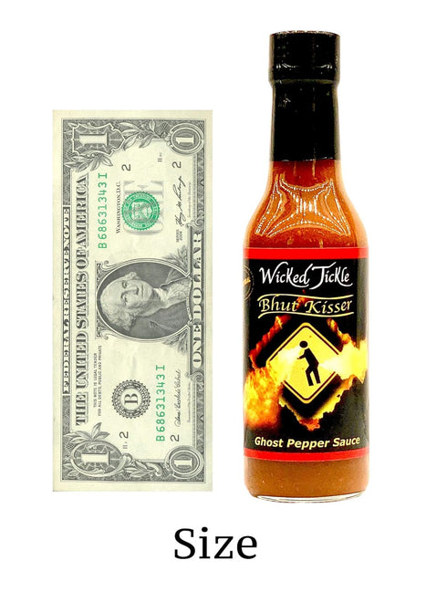 Ghost Pepper Hot Sauce Wicked Tickle Bhut Kisser Very Hot Award Winning Sauce...