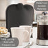French Press Cozy Cover Insulated in Black - French Press Warmer Koozie Insulator Designed to Keep your Coffee Warmer for Longer - Cafetiere Cover...
