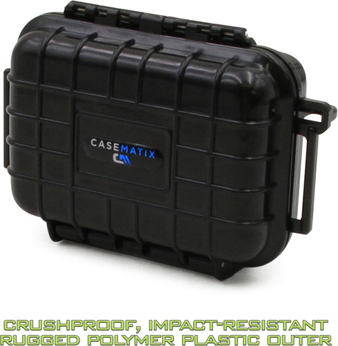 CASEMATIX Protective Travel Case Compatible with ZOLEO Satellite Communicator - Crushproof & Waterproof Case for Satellite Phone Accessory, Chargi...