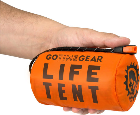 Go Time Gear Life Tent Emergency Survival Shelter – 2 Person Emergency Tent – Use As Survival Tent, Emergency Shelter, Tube Tent, Survival Tarp - ...