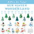 Haooryx 83Pcs Christmas Winter Snowmen Bulletin Board Set Classroom Decoration, Snow Snowman Patterned Paper Cut-Outs Blackboard Border Decor for ...