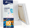 Artkey Canvases for Painting 8 x 10 Inch 10 - Pack, 5/8" Profile Stretched Canvas - 10 oz Primed, 100% Cotton White Blank Canvas - Art Paint Canva...