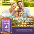 Iron Gummy Vitamin - Gluten Free Supplements for Iron Deficiency for Adults & Kids - Peanut Free Gummies Supplement - Grape Flavor Chewable Vitami...