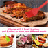 Silicone Basting Pastry Brush Set 4 Pack Heat Resistant Spread Oil Butter Sauce for BBQ Grill Barbeque Kitchen Baking Cooking Pastries, 2 Large & ...