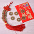 Coopay 240 Pieces Chinese Coins New Year Feng Shui Coins Good Luck Fortune I-Ching Ornament with Red Lucky Pouch for Health and Wealth (1 Inch and...
